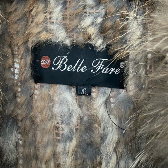 XL rabbit fur vest - Picture 2 of 5